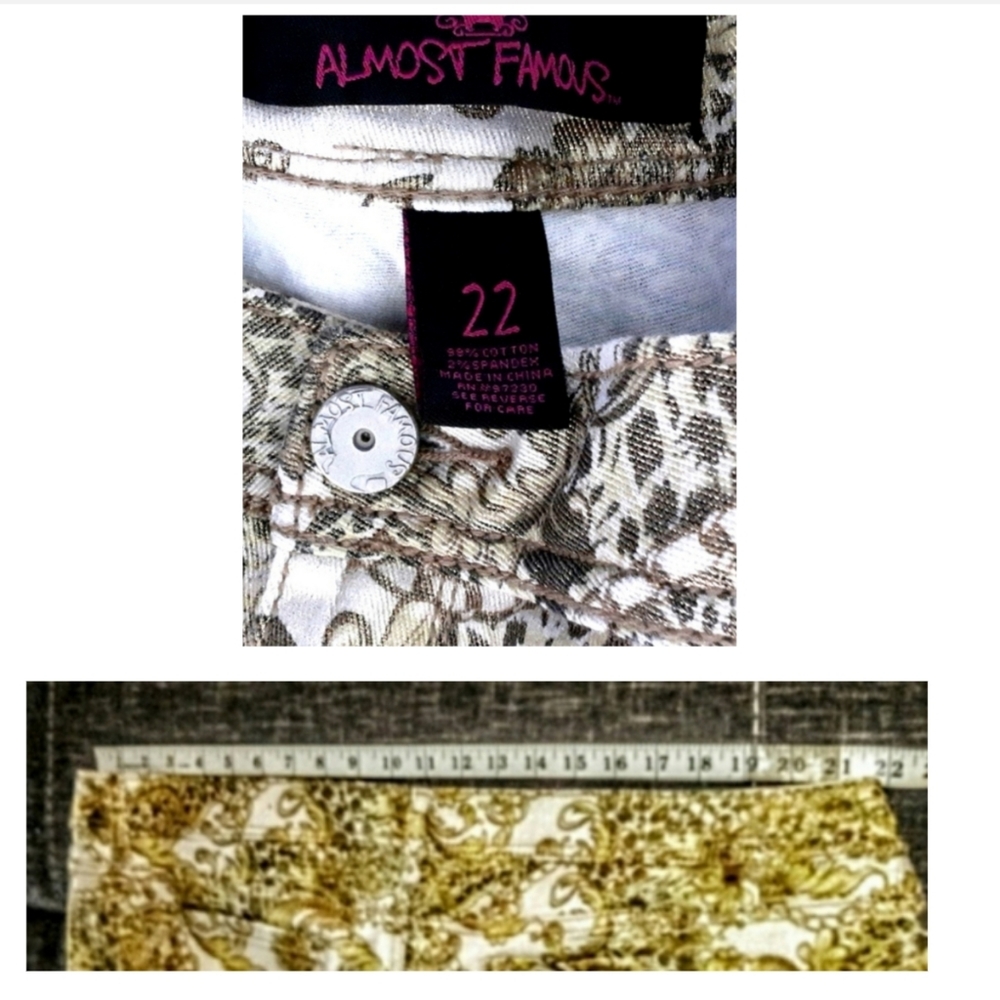 Almost Famous Jeans Size 22 Skinny Leg Fit NWOT - Picture 14 of 14